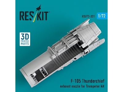 Republic F-105 Thunderchief - Exhaust Nozzle (3d-printed / For Trumpeter Kits) - zdjęcie 2
