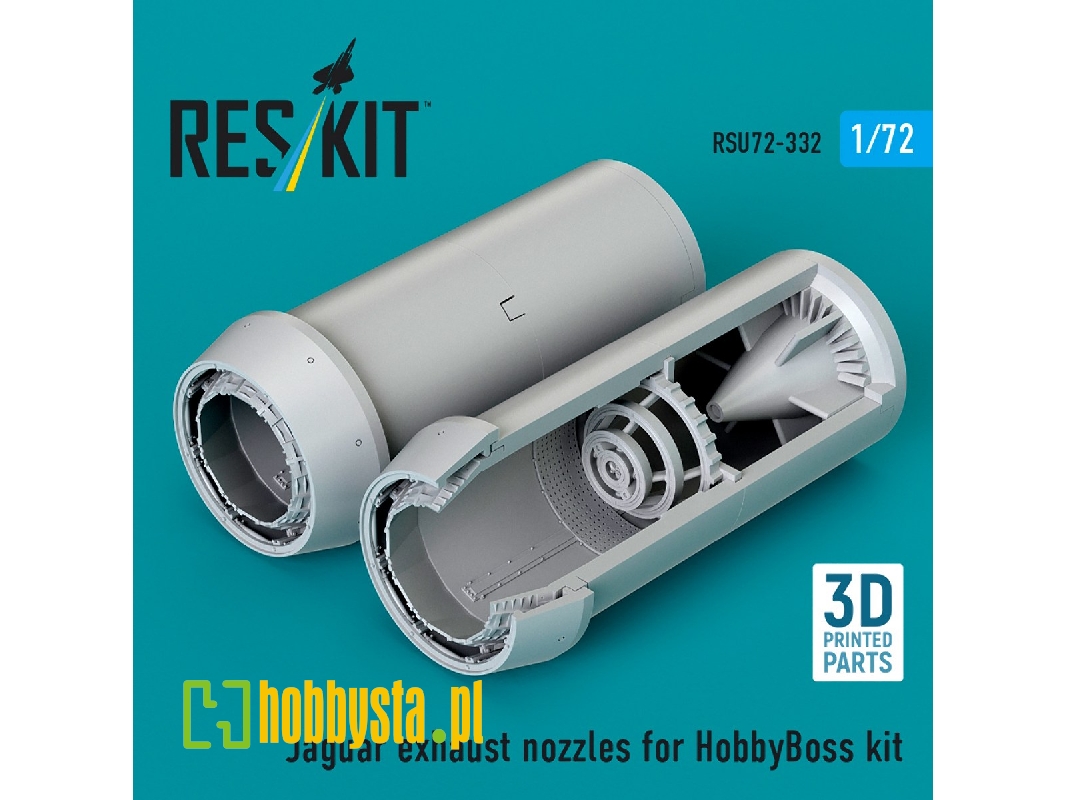 Sepecat Jaguar - Exhaust Nozzle (3d-printed / For Hobby Boss Kits) - zdjęcie 1