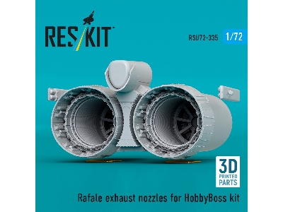 Dassault Rafale - Exhaust Nozzle (3d-printed / For Hobby Boss Kits) - zdjęcie 1
