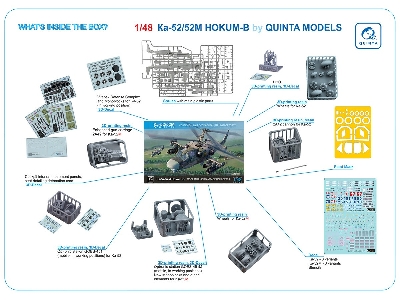 Kamov Ka-52 / Ka-52 M Hokum-b Model Kit - zdjęcie 15