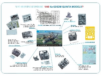 Kamov Ka-52 / Ka-52 M Hokum-b Model Kit - zdjęcie 16