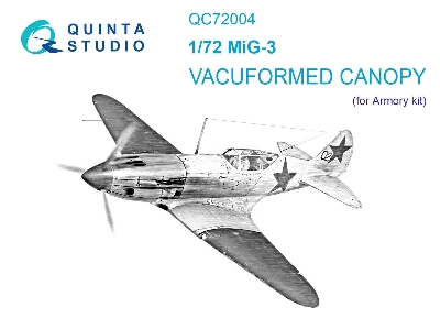 Mig-3 - Vacuumed Clear Canopy (For Armory Kits) - zdjęcie 1