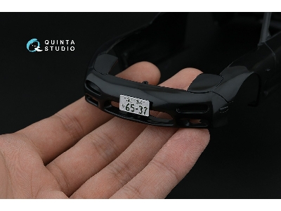 Efini Rx-7 Fd - 3d-printed & Coloured Interior On Decal Paper With Metal Sticker Parts (For Tamiya Kits) - zdjęcie 9