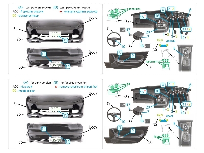 Efini-mazda Rx-7fd - 3d-printed & Coloured Interior On Decal Paper (For Aoshima Kits) - zdjęcie 5