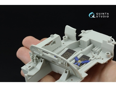 Ford Gt40 Mark Ii (1966) - 3d-printed & Coloured Interior With 3d-printed Resin Parts And Metal Stickers (For Meng Kits) - zdję