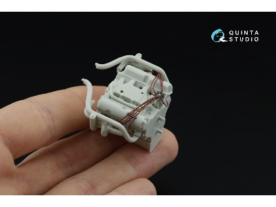 Ford Gt40 Mark Ii (1966) - 3d-printed & Coloured Interior With 3d-printed Resin Parts And Metal Stickers (For Meng Kits) - zdję