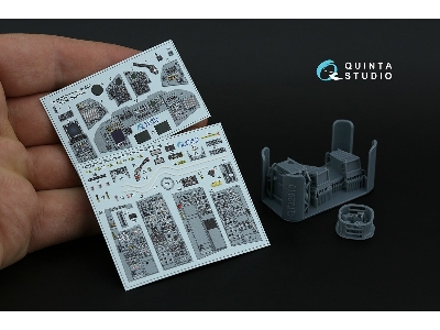 Panavia Tornado Ecr Italian Version - Interior 3d Decal With 3d-printed Resin Parts (For Italeri Kits) - zdjęcie 3