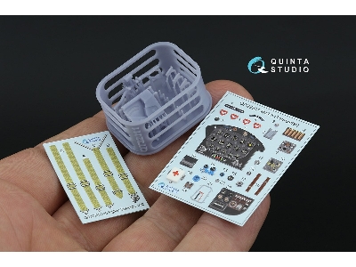 Mig-3 - 3d-printed & Coloured Interior On Decal Paper With 3d-printed Resin Part (For Trumpeter Kits) - zdjęcie 11