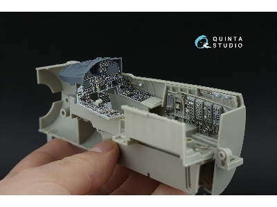 Mcdonnell Douglas F-15 C Pad-upgraded - 3d-printed & Coloured Interior On Decal Paper With 3d-printed Resin Parts (For Tamiya Ki
