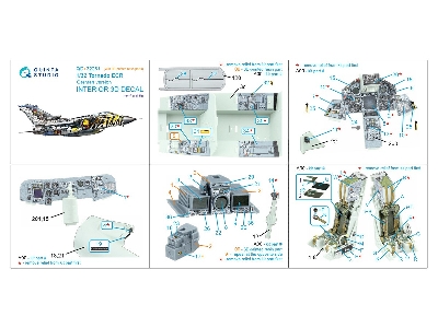 Tornado Ecr German - 3d-printed & Coloured Interior On Decal Paper With 3d-printed Resin Parts (For Revell Kits) - zdjęcie 4