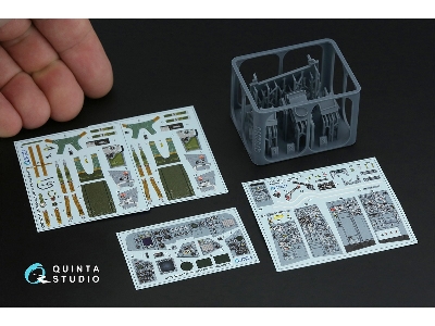 Tornado Ecr German - 3d-printed & Coloured Interior On Decal Paper With 3d-printed Resin Parts (For Revell Kits) - zdjęcie 5