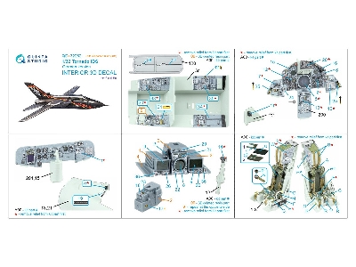 Tornado Ids German - 3d-printed & Coloured Interior On Decal Paper With 3d-printed Resin Parts (For Revell Kits) - zdjęcie 3