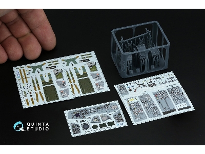 Tornado Ids German - 3d-printed & Coloured Interior On Decal Paper With 3d-printed Resin Parts (For Revell Kits) - zdjęcie 5