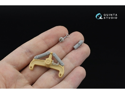 Voroshilovets Tractor - 3d-printed & Coloured Interior On Decal Paper With 3d-printed Resin Parts (For Trumpeter Kits) - zdjęci