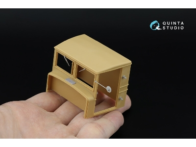 Voroshilovets Tractor - 3d-printed & Coloured Interior On Decal Paper With 3d-printed Resin Parts (For Trumpeter Kits) - zdjęci