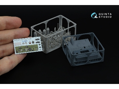 Komintern Artillery Tractor - 3d-printed & Coloured Interior With 3d-printed Resin Parts (For Trumpeter Kits) - zdjęcie 2
