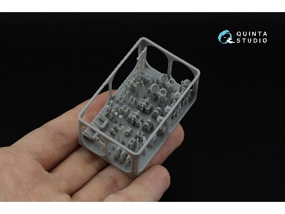 Komintern Artillery Tractor - 3d-printed & Coloured Interior With 3d-printed Resin Parts (For Trumpeter Kits) - zdjęcie 10