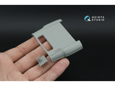 Kraz-6322 - 3d-printed & Coloured Interior With 3d-printed Resin Parts (For Takom Kits) - zdjęcie 12