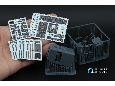 Sikorsky Sh-60 F Seahawk - 3d-printed & Coloured Interior With 3d-printed Resin Parts (For Kitty Hawk Kits) - zdjęcie 2