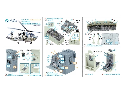 Sikorsky Sh-60 F Seahawk - 3d-printed & Coloured Interior With 3d-printed Resin Parts (For Kitty Hawk Kits) - zdjęcie 4