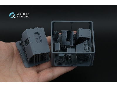 Sikorsky Sh-60 F Seahawk - 3d-printed & Coloured Interior With 3d-printed Resin Parts (For Kitty Hawk Kits) - zdjęcie 7