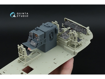 Sikorsky Sh-60 F Seahawk - 3d-printed & Coloured Interior With 3d-printed Resin Parts (For Kitty Hawk Kits) - zdjęcie 9