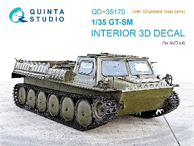 Gt-sm - 3d-printed & Coloured Interior With 3d-printed Resin Parts (For Avd Kits) - zdjęcie 1