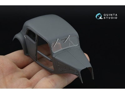 Citroen 11cv - 3d-printed & Coloured Interior With 3d-printed Resin Parts (For Tamiya Kits) - zdjęcie 15