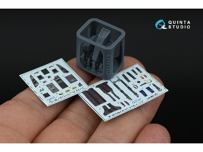 Dassault Rafale C/M - 3d-printed & Coloured Interior With 3d-printed Resin Parts (For Revell Kits) - zdjęcie 2