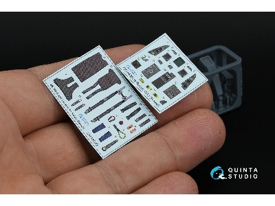 Dassault Rafale C/M - 3d-printed & Coloured Interior With 3d-printed Resin Parts (For Revell Kits) - zdjęcie 3