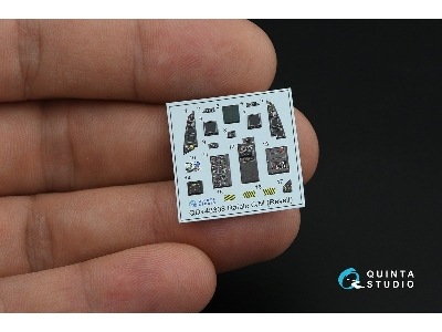 Dassault Rafale C/M - 3d-printed & Coloured Interior With 3d-printed Resin Parts (For Revell Kits) - zdjęcie 4