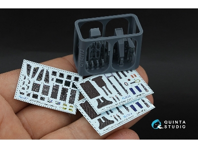 Dassault Rafale B - 3d-printed & Coloured Interior With 3d-printed Resin Parts (For Revell Kits) - zdjęcie 2