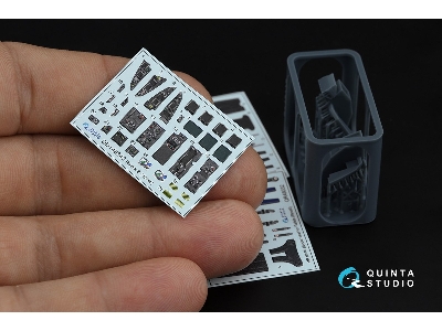 Dassault Rafale B - 3d-printed & Coloured Interior With 3d-printed Resin Parts (For Revell Kits) - zdjęcie 3