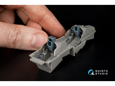 Dassault Rafale B - 3d-printed & Coloured Interior With 3d-printed Resin Parts (For Revell Kits) - zdjęcie 6