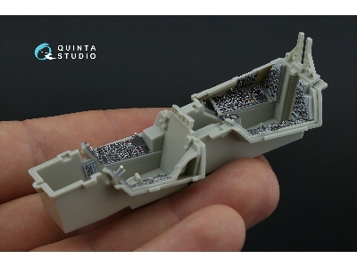 Grumman F-14 B Tomcat - 3d-printed & Coloured Interior On Decal Paper With 3d-printed Resin Part (For Tamiya F-14 D Kit) - zdję