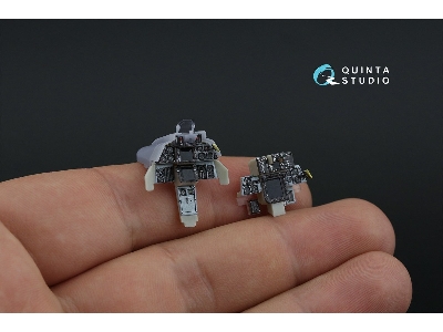 Grumman F-14 B Tomcat - 3d-printed & Coloured Interior On Decal Paper With 3d-printed Resin Part (For Tamiya F-14 D Kit) - zdję