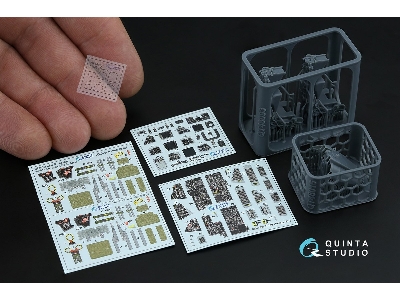 Grumman F-14 B Tomcat - 3d-printed & Coloured Interior On Decal Paper With 3d-printed Resin Part (For Tamiya F-14 D Kit) - zdję