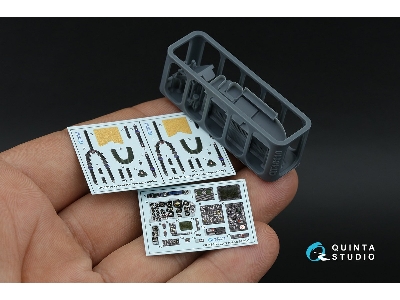 Westland Lynx Hma.8 - 3d-printed & Coloured Interior With 3d-printed Resin Parts (For Airfix Kits) - zdjęcie 2