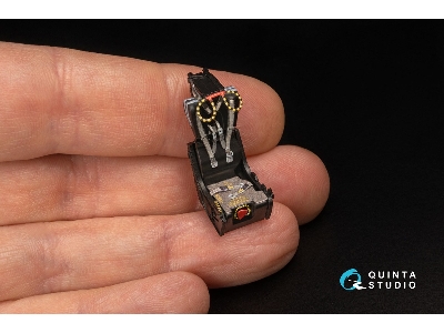 F-4 C Phantom Ii - 3d-printed & Coloured Interior On Decal Paper With 3d-printed Resin Part (For Academy Kits) - zdjęcie 3