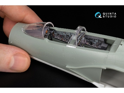 F-4 C Phantom Ii - 3d-printed & Coloured Interior On Decal Paper With 3d-printed Resin Part (For Academy Kits) - zdjęcie 4