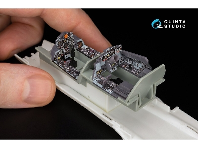 F-4 C Phantom Ii - 3d-printed & Coloured Interior On Decal Paper With 3d-printed Resin Part (For Academy Kits) - zdjęcie 6