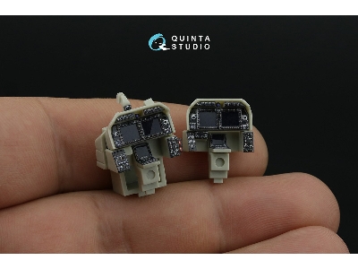 Bell Ah-1 Z Zulu Cobra/Viper - 3d-printed & Coloured Interior On Decal Paper With 3d-printed Resin Parts (For Kitty Hawk Kits) -