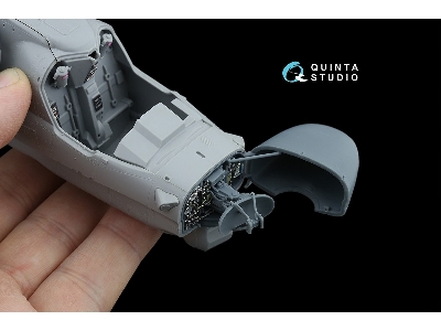 Kamov Ka-52 - Radar Bay With Nose Cone And 3d-printed Resin Parts (For Zvezda And Quinta Models Kits) - zdjęcie 5