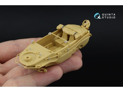 Schwimmwagen Type 166 - 3d-printed & Coloured Interior On Decal Paper With 3d-printed Resin Parts (For Tamiya Kits) - zdjęcie 4