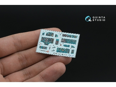 Mig-25 Bm - 3d-printed & Coloured Interior On Decal Paper With 3d-printed Resin Parts (For Icm Kits) - zdjęcie 14