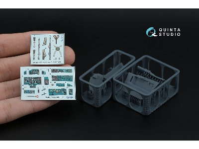 Mig-25 Bm - 3d-printed & Coloured Interior On Decal Paper With 3d-printed Resin Parts (For Icm Kits) - zdjęcie 15