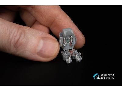 Mig-25 Rb / Rbt - 3d-printed & Coloured Interior On Decal Paper With 3d-printed Resin Parts (For Icm Kits) - zdjęcie 3