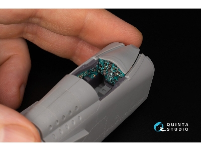 Mig-25 Rb / Rbt - 3d-printed & Coloured Interior On Decal Paper With 3d-printed Resin Parts (For Icm Kits) - zdjęcie 6