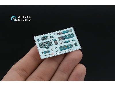 Mig-25 Rb / Rbt - 3d-printed & Coloured Interior On Decal Paper With 3d-printed Resin Parts (For Icm Kits) - zdjęcie 13