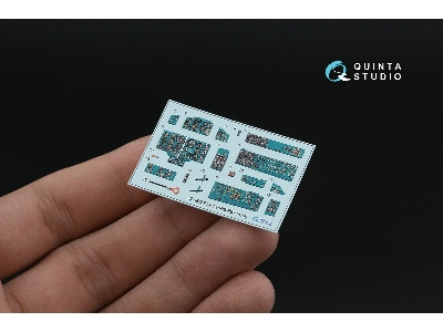 Mig-25 Rb / Rbt - 3d-printed & Coloured Interior On Decal Paper With 3d-printed Resin Parts (For Icm Kits) - zdjęcie 14